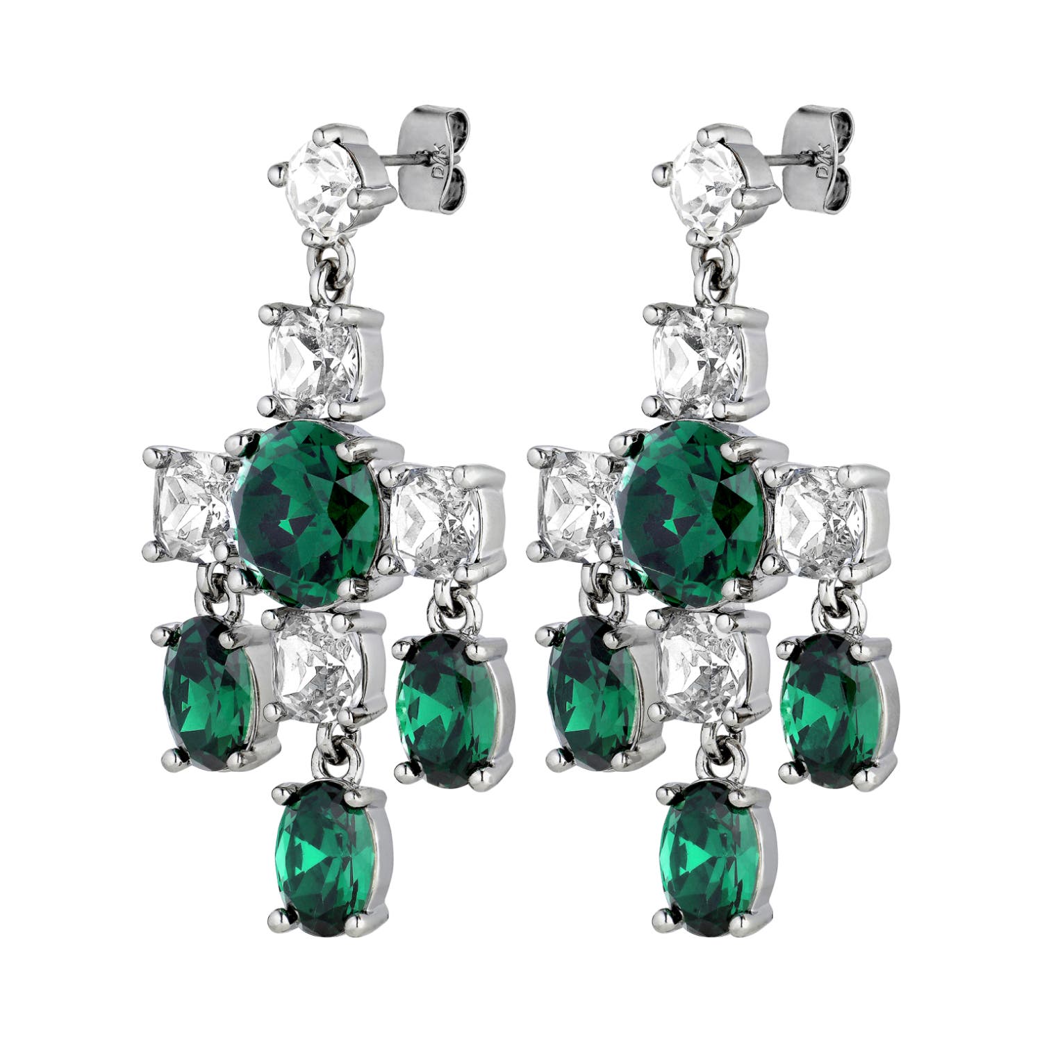 Leonora Emerald Green Earrings