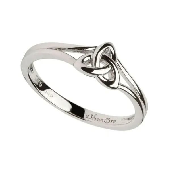 Sterling Silver Trinity Knot Ring